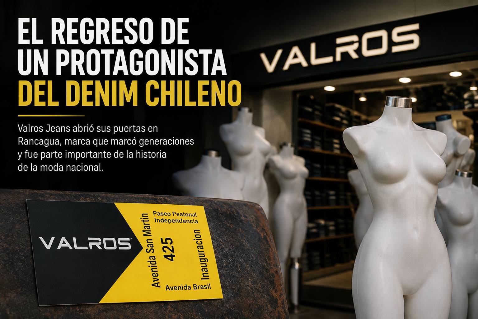 JUAN PATRICIO VALDEBENITO ROA EL REGRESO DE UN PIONERO DEL DENIM CHILENO: LA NUEVA HISTORIA DE VALROS COMIENZA EN RANCAGUA